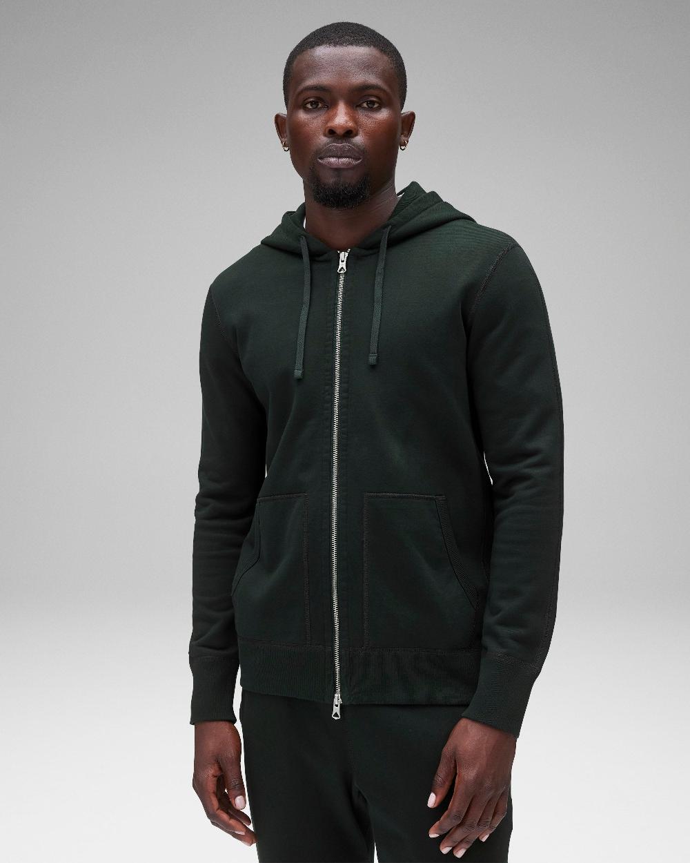 reigning champ Midweight Terry Slim Zip Hoodie