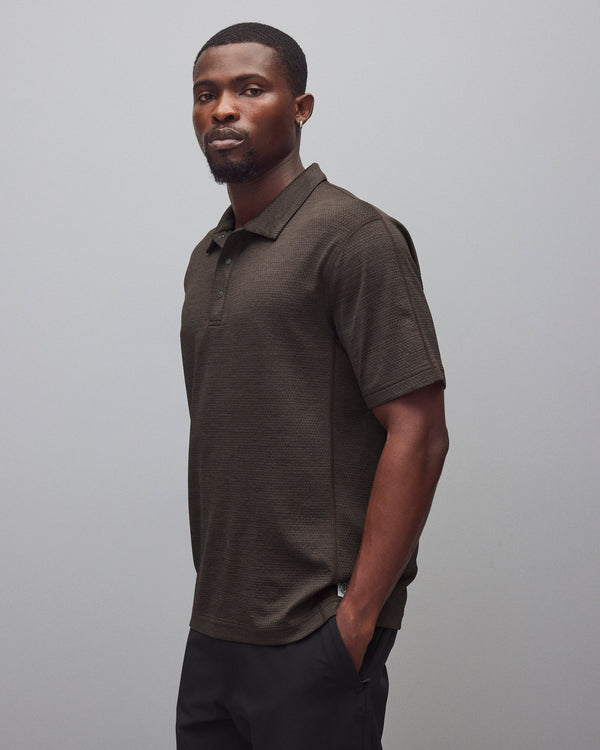 Reigning Champ Solotex Mesh Tiebreak Standard Polo