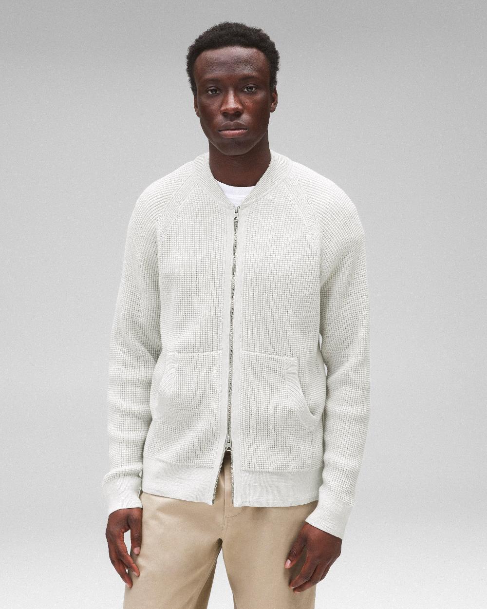 reigning champ Supima Knit Anthem Bomber