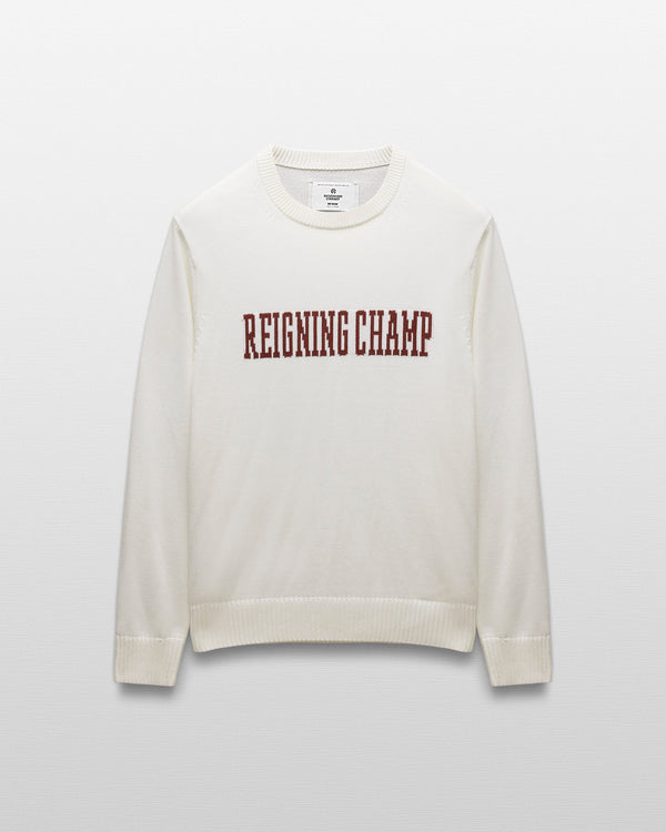 Reigning Champ Supima Knit Collegiate Crewneck