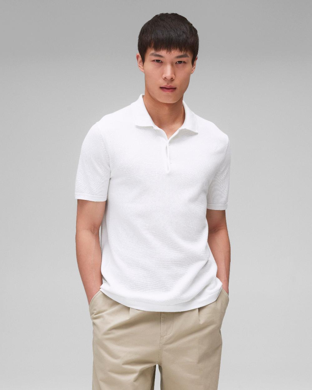 reigning champ Supima Pique Ace Polo