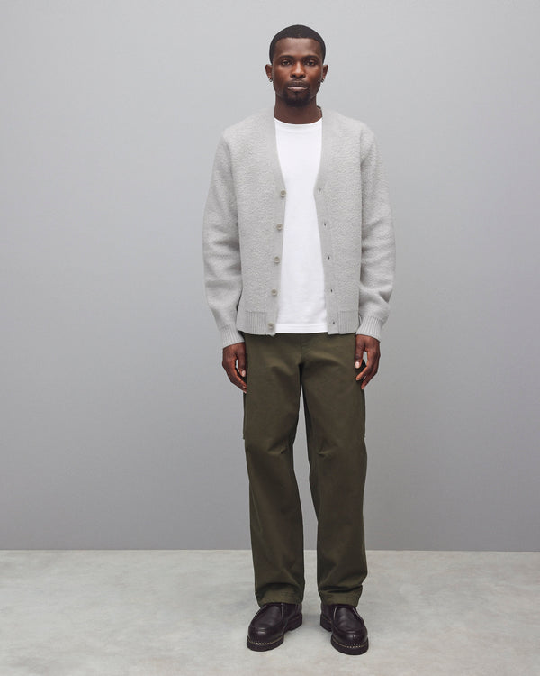 Reigning Champ Textured Boucle Turf Cardigan