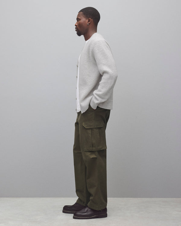 Reigning Champ Textured Boucle Turf Cardigan