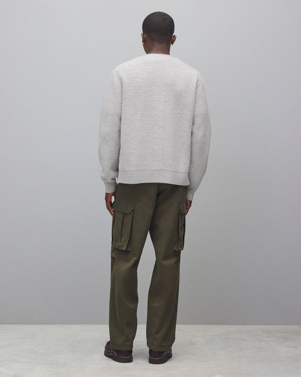 Reigning Champ Textured Boucle Turf Cardigan