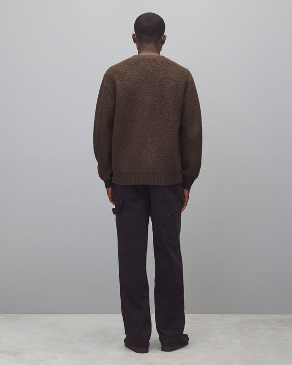 Reigning Champ Textured Boucle Turf Cardigan