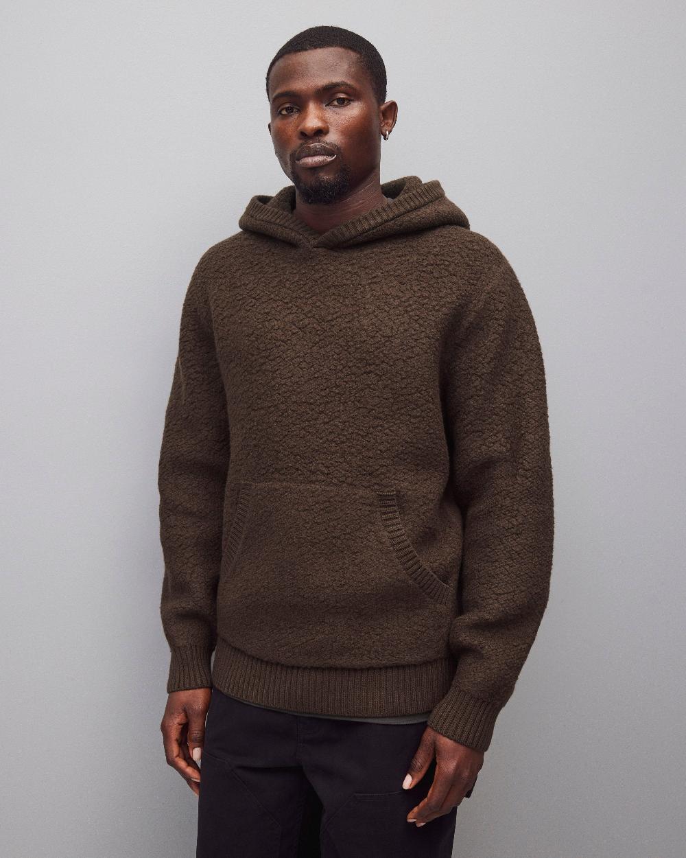 reigning champ Textured Boucle Turf Hoodie