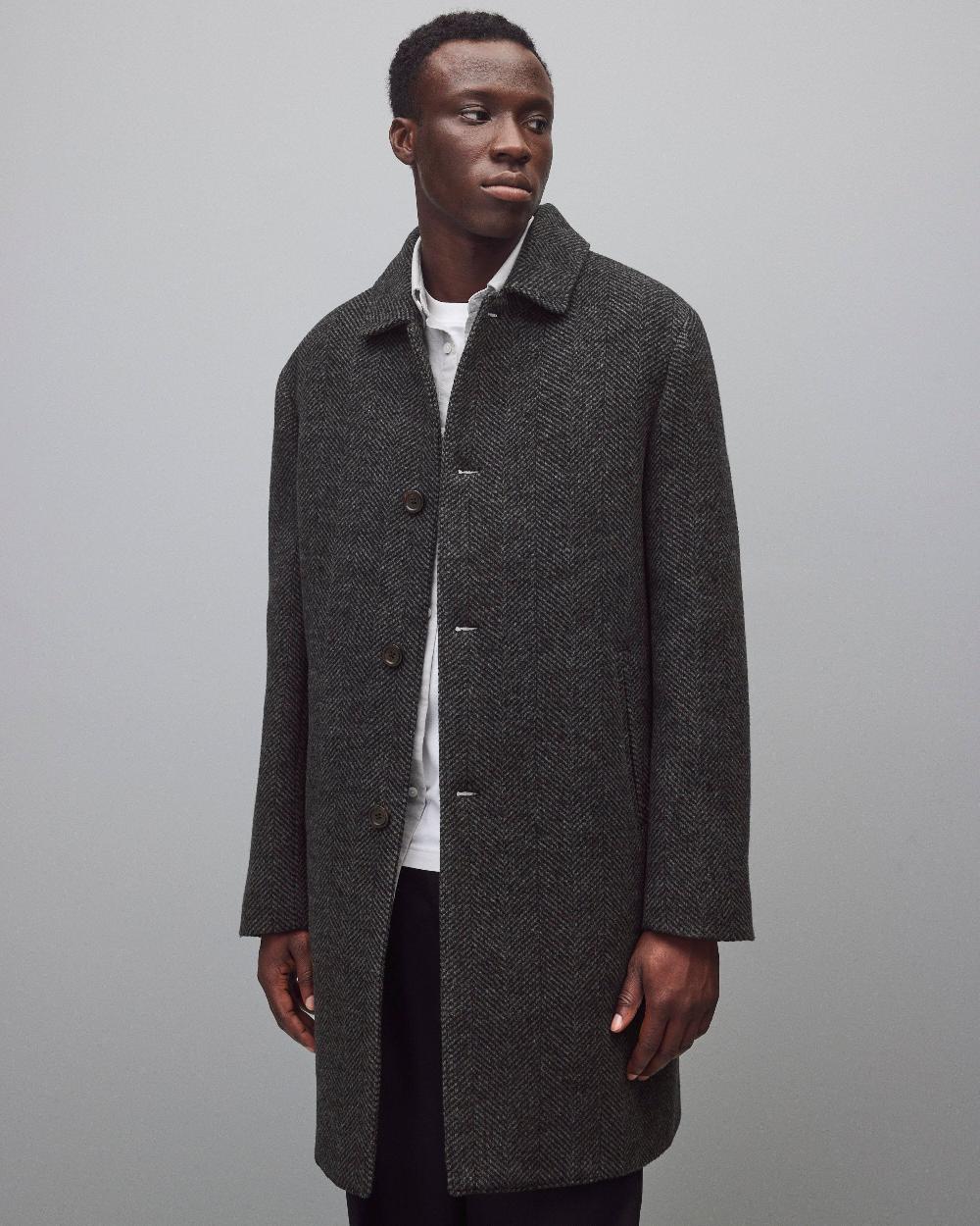 reigning champ Wool Herringbone Scout Coat