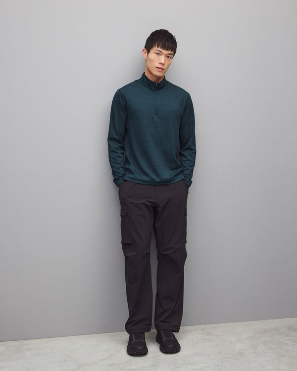 Reigning Champ Solotex Mesh Tiebreak Standard Quarter Zip