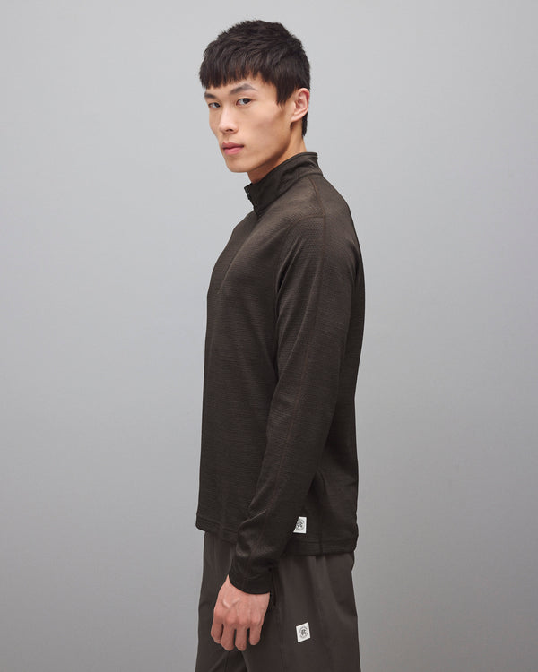 Reigning Champ Solotex Mesh Tiebreak Standard Quarter Zip