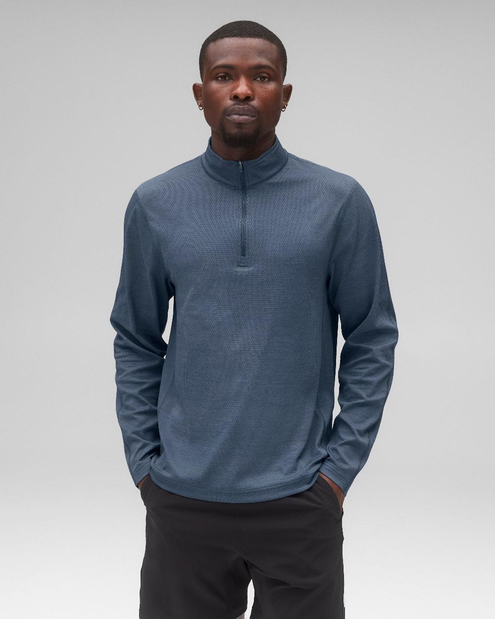 reigning champ Solotex Mesh Tiebreak Standard Quarter Zip