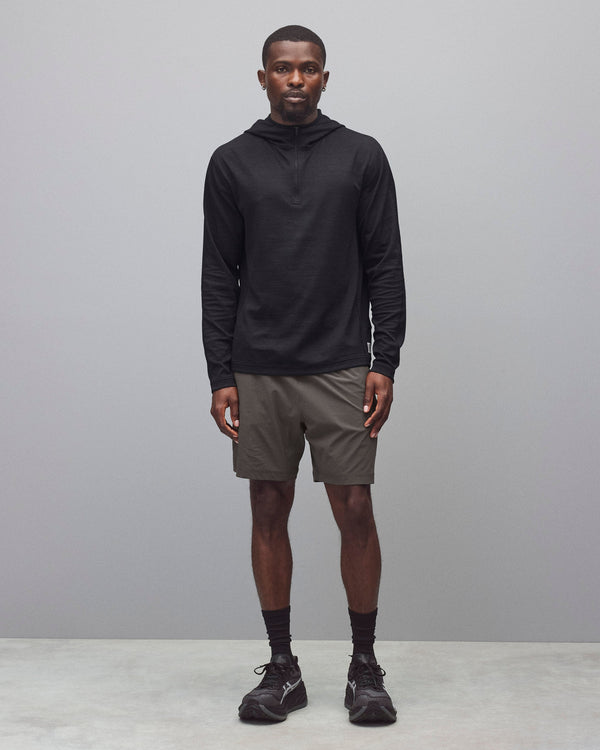 Reigning Champ Solotex Mesh Tiebreak Standard Quarter Zip Hoodie