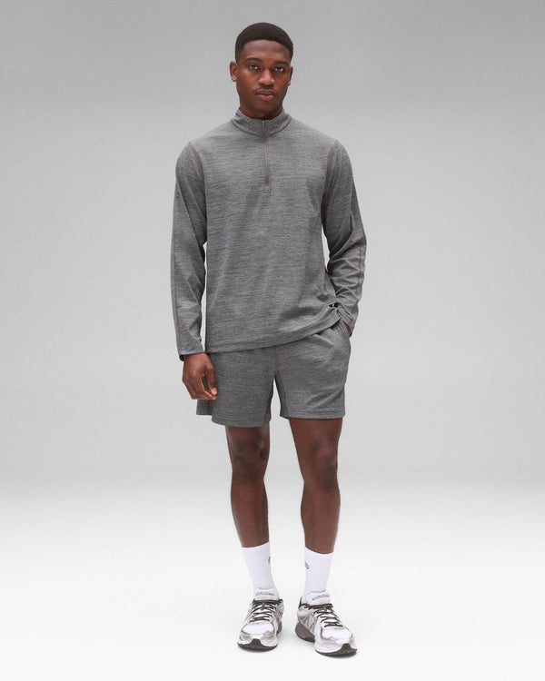 Reigning Champ Solotex Mesh Tiebreak Standard Quarter Zip - Vault