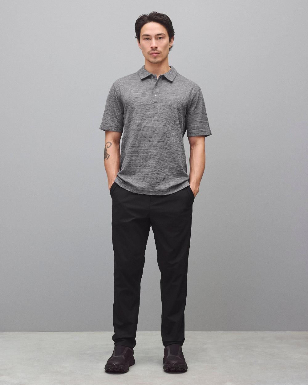 reigning champ Stretch Warp Knit Coach's Slim Pant - Shorter