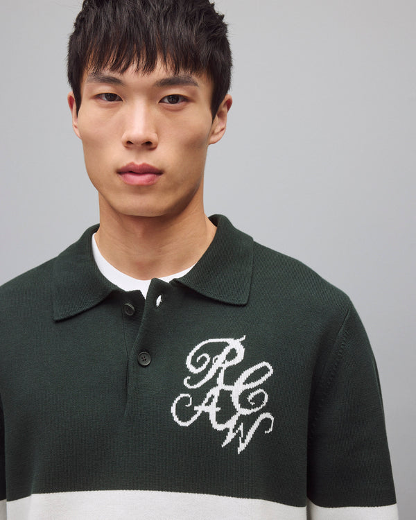 Reigning Champ Supima Double Knit RCAW Rugby Sweater