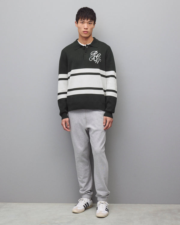 Reigning Champ Supima Double Knit RCAW Rugby Sweater