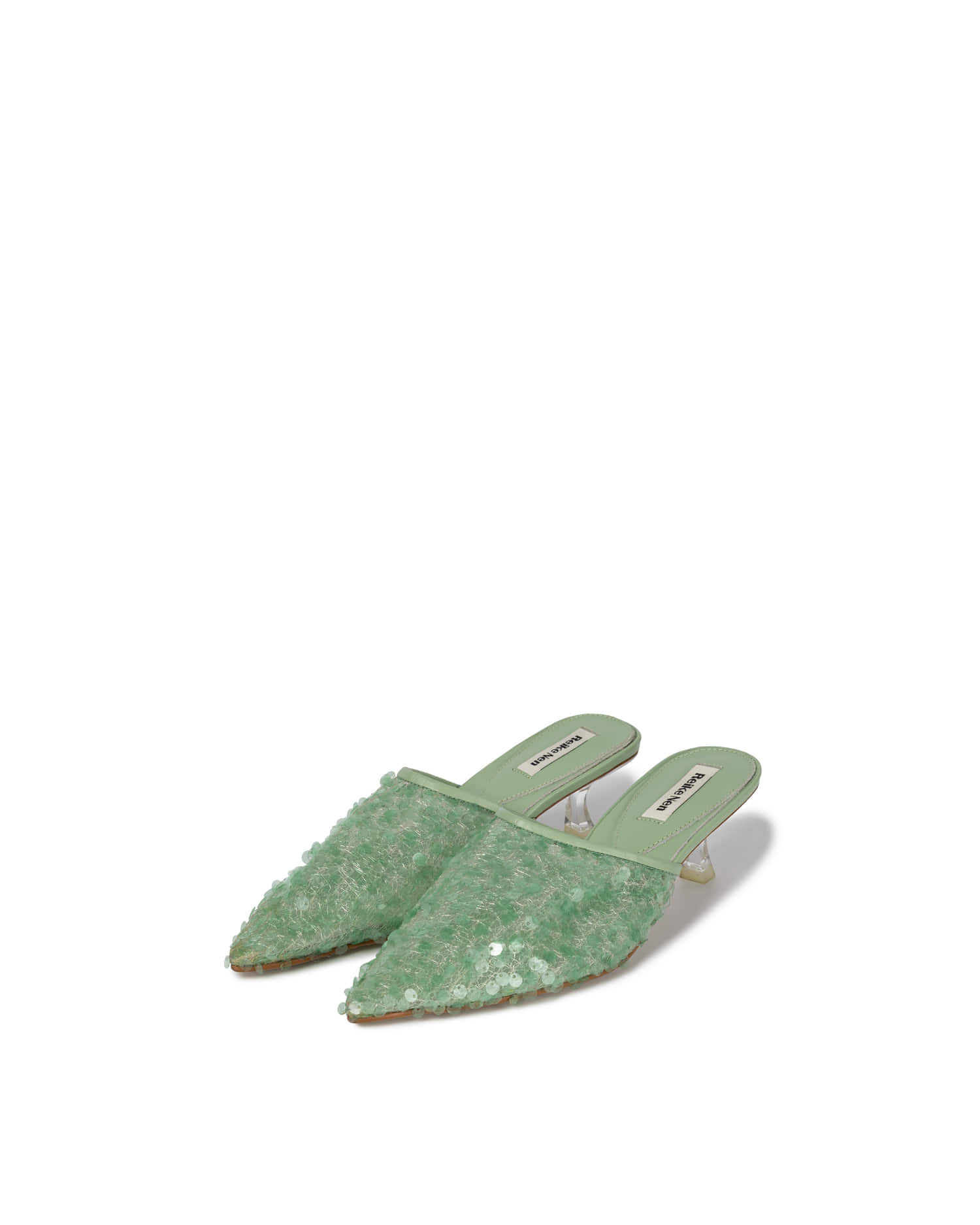 Reike Nen BIT MULES_MINT SEQUIN