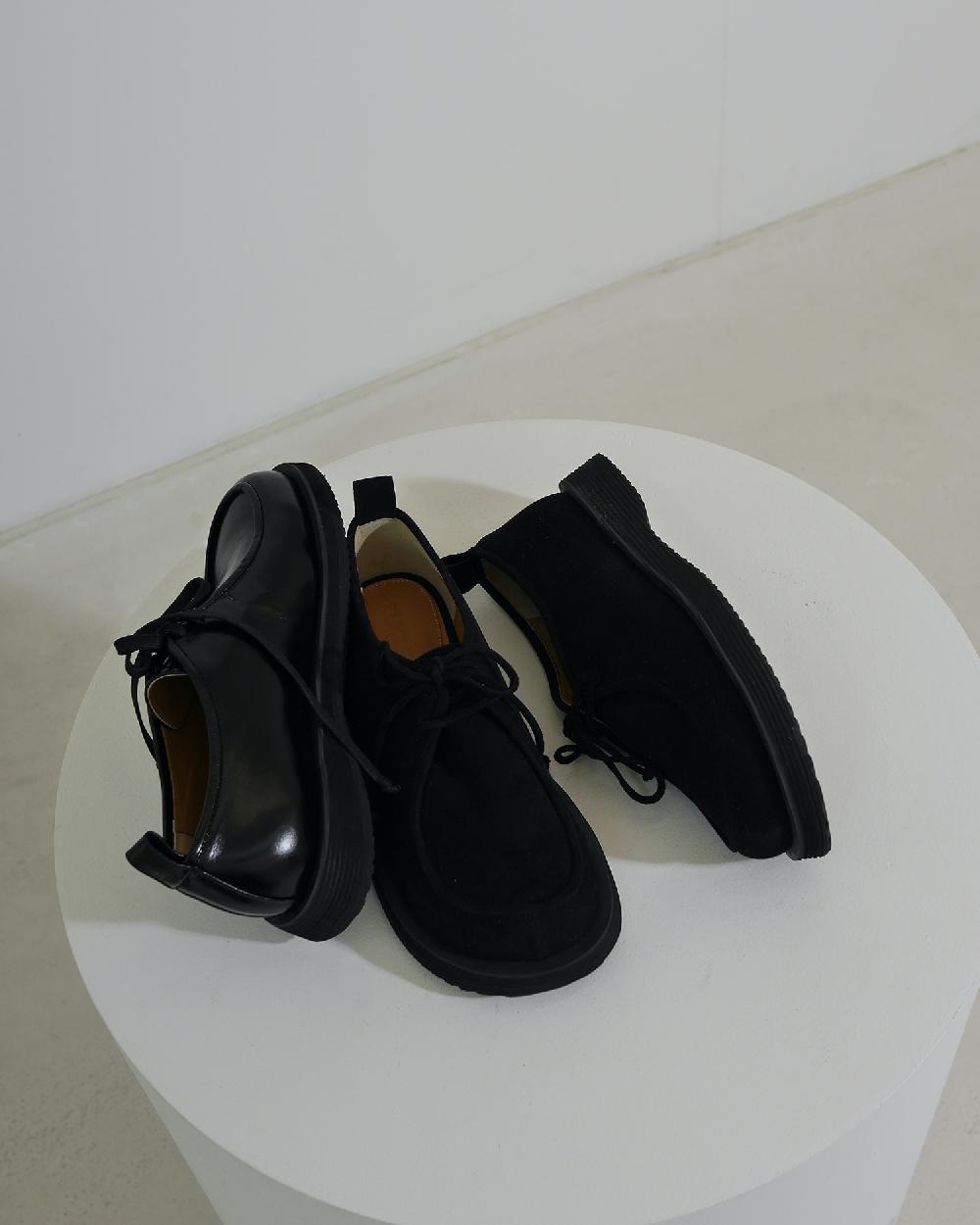 Reike Nen BOW DETAIL LOAFER_BLACK
