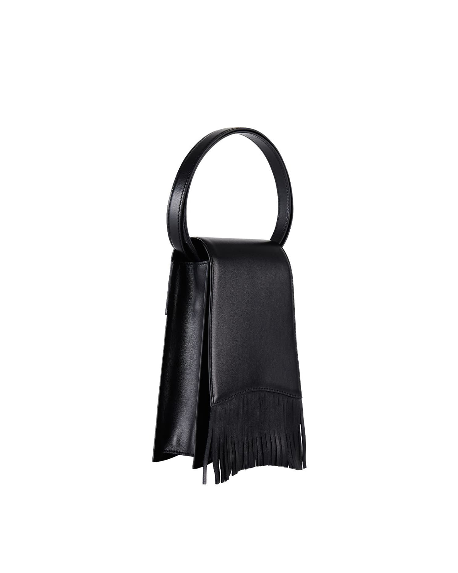 reike nen FRINGED ARC TWO-WAY BAG_BK