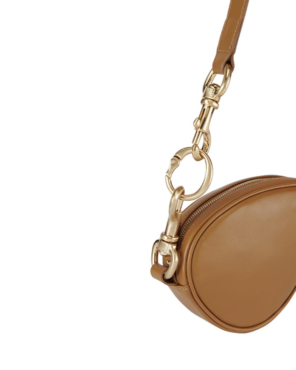 Reike Nen MINI OVAL BAG_BROWN