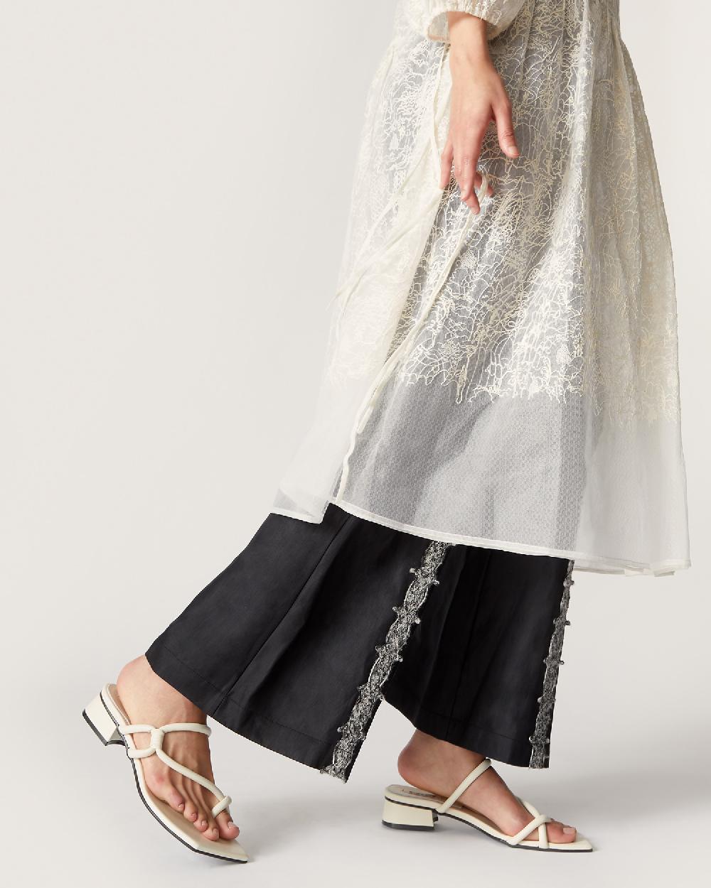 Reike Nen NOODLE LOW SANDALS_OFF WHITE