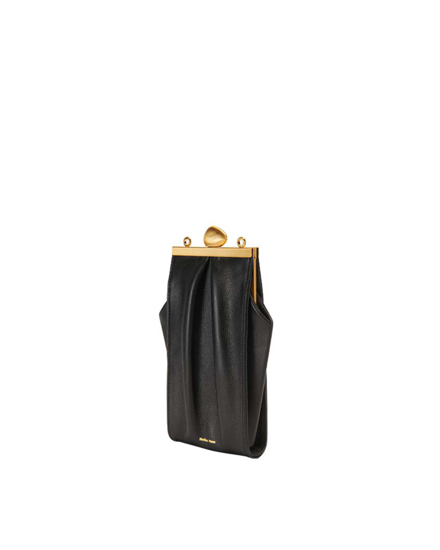 Reike Nen PEBBLE PURSE SHORT BAG_BK