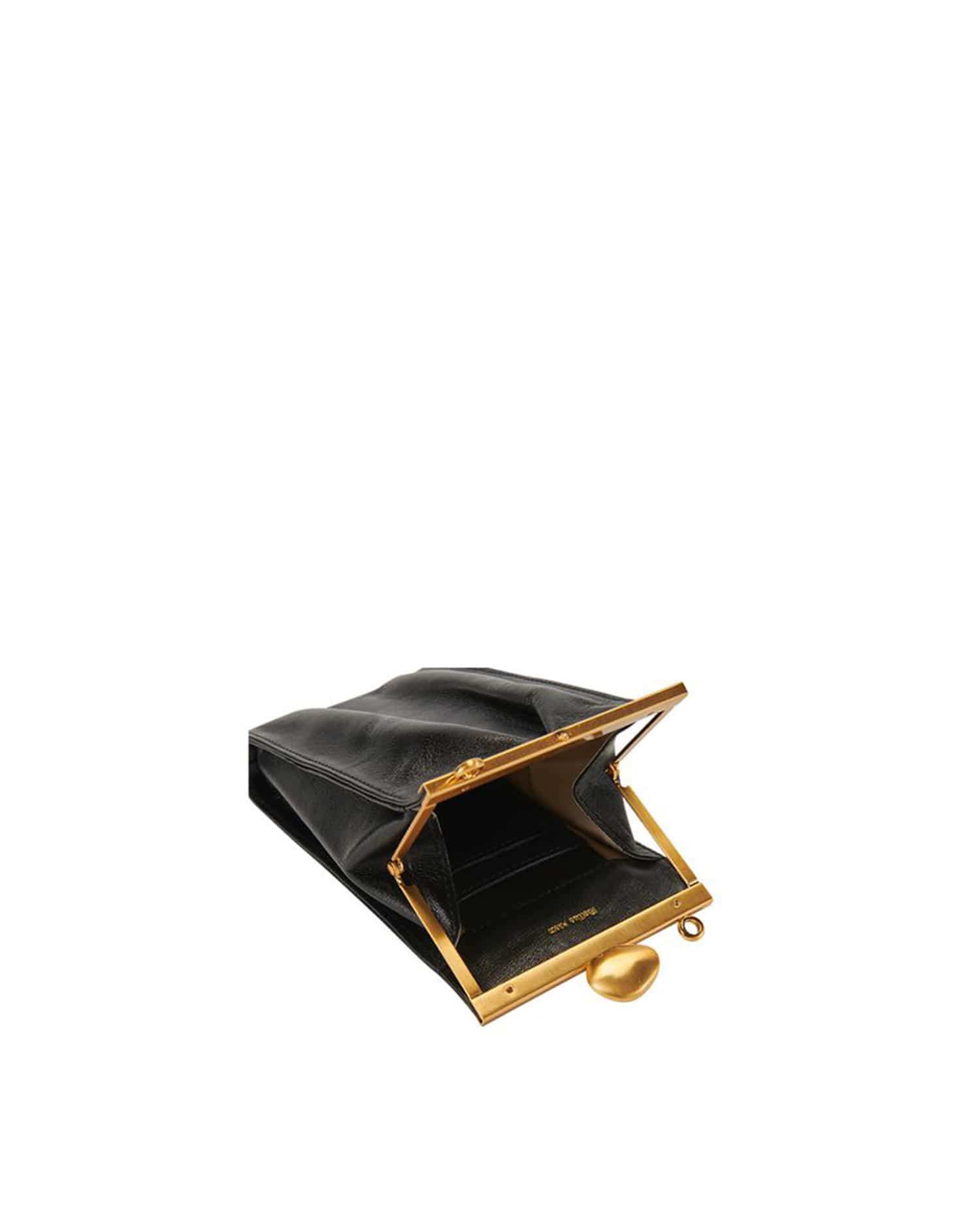 Reike Nen PEBBLE PURSE SHORT BAG_BK