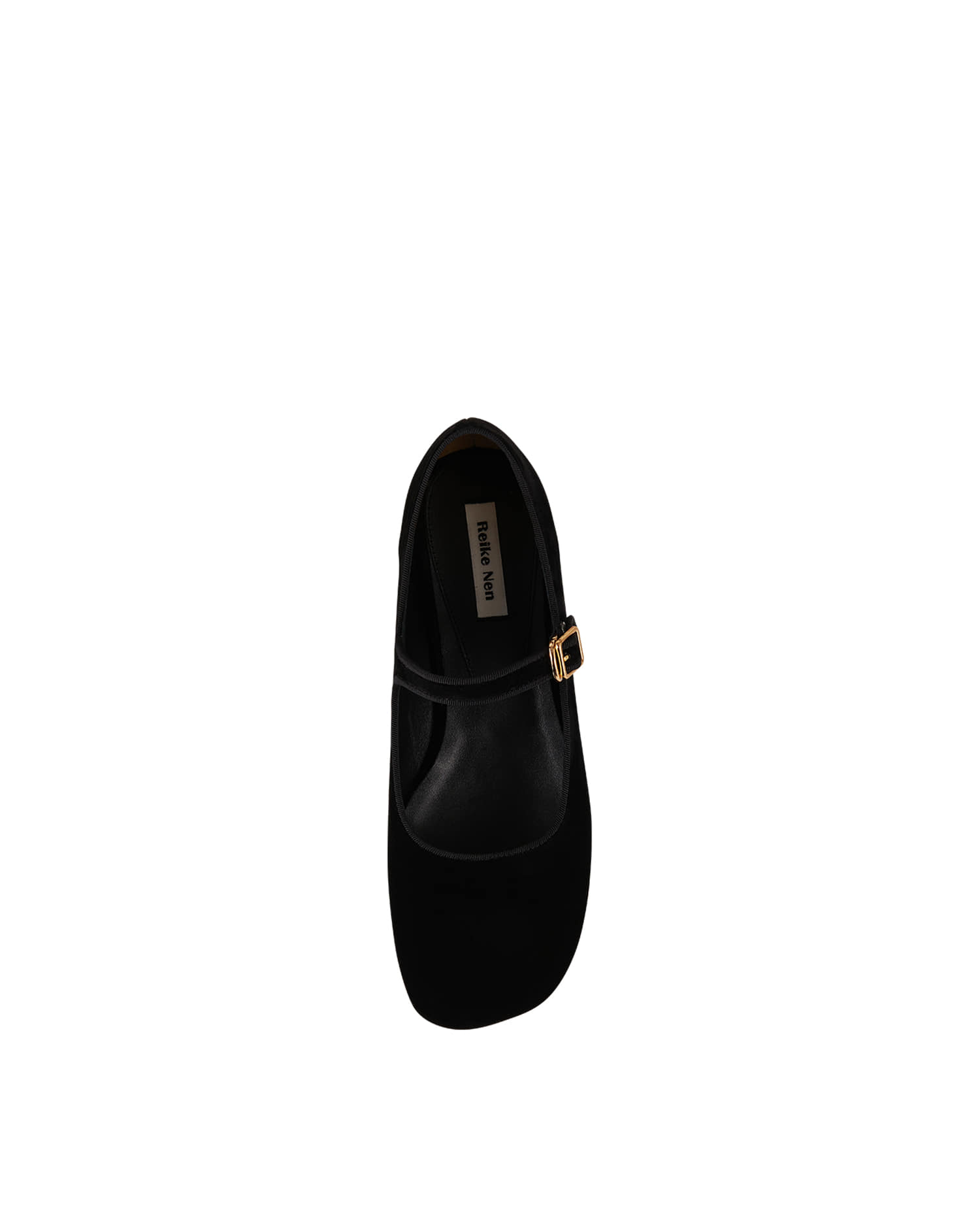 Reike Nen PIPING MARYJANE FLATS_BLACK