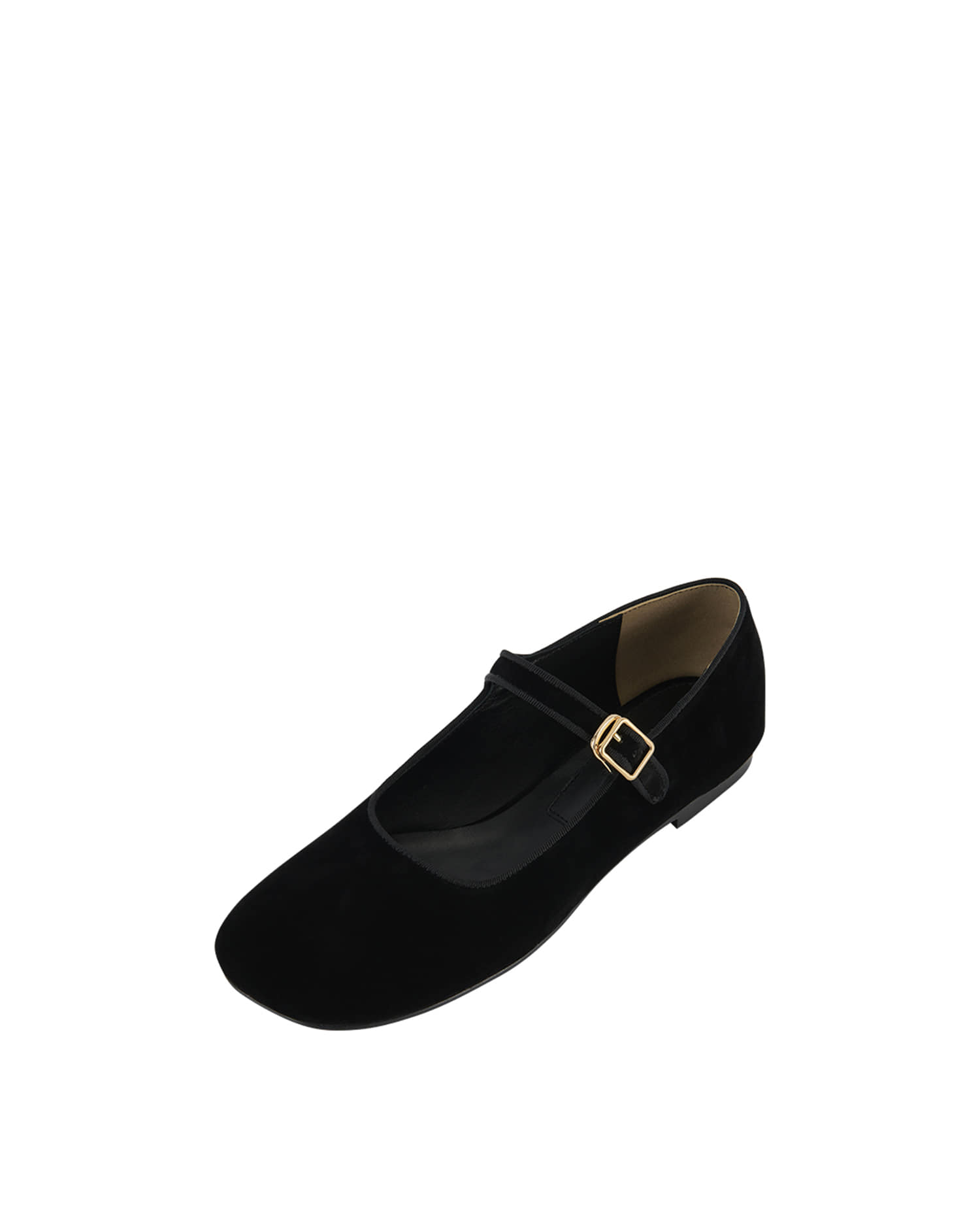 Reike Nen PIPING MARYJANE FLATS_BLACK