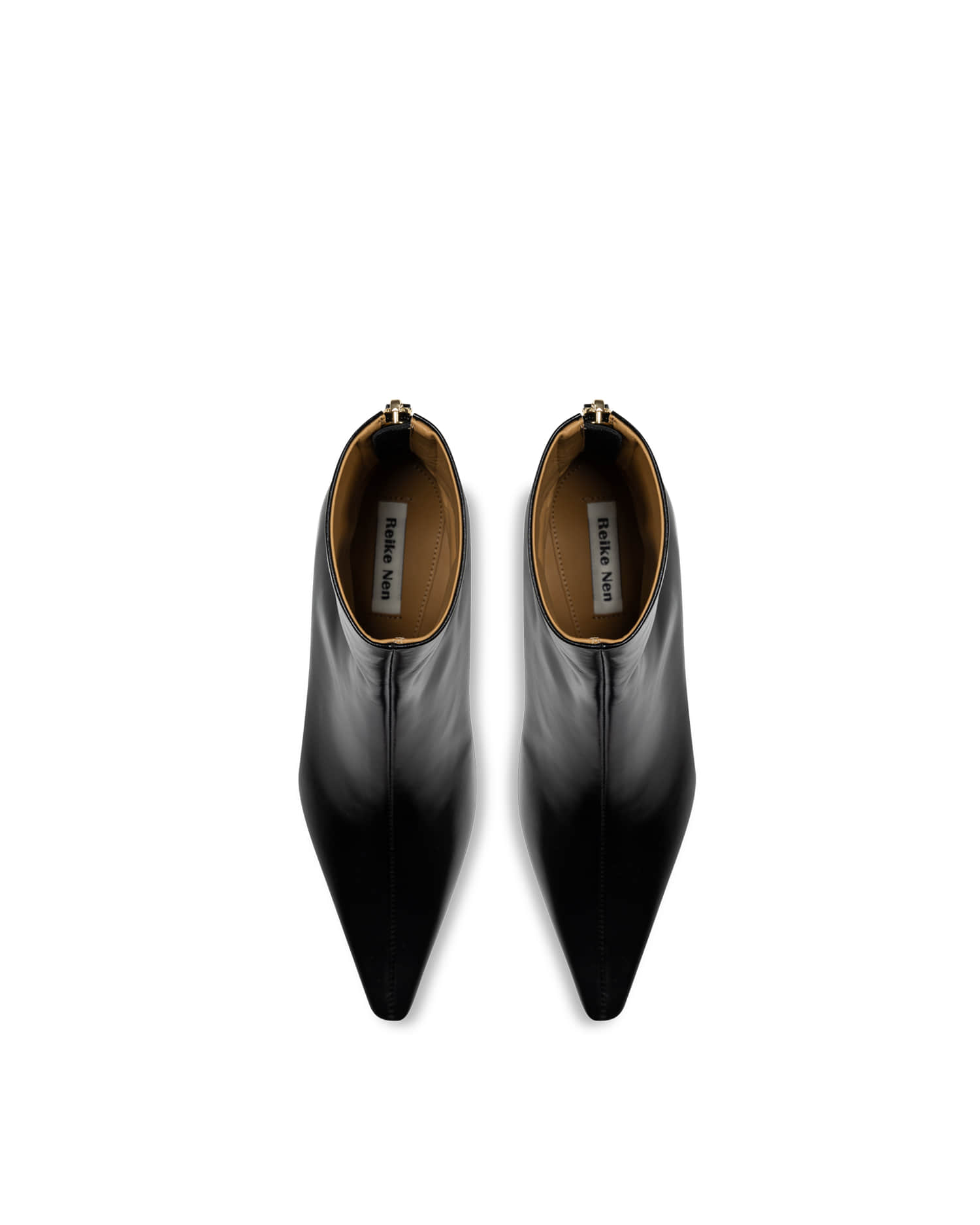 Reike Nen SLIM LINE ANKLE BOOTS_BLACK