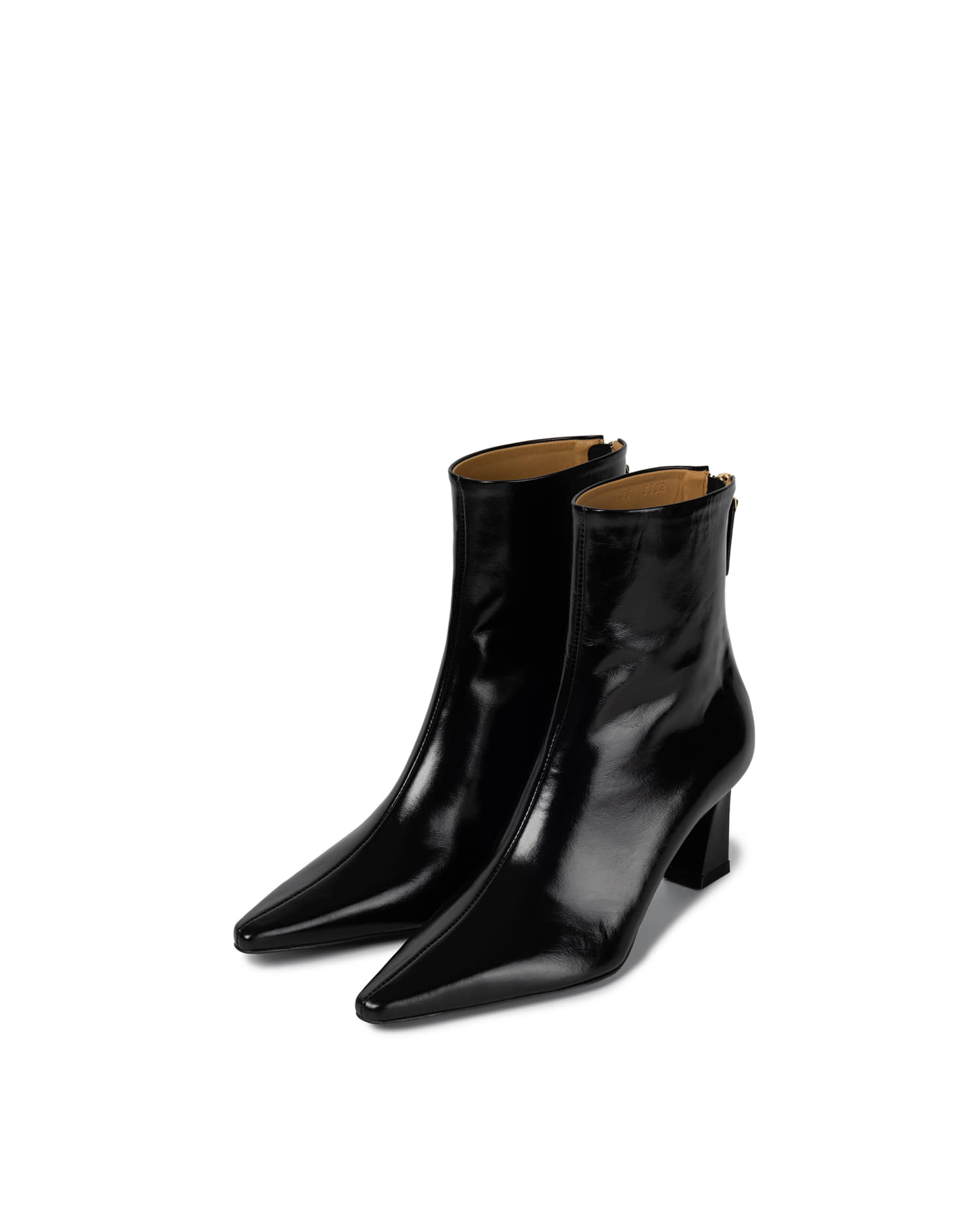 Reike Nen SLIM LINE ANKLE BOOTS_BLACK