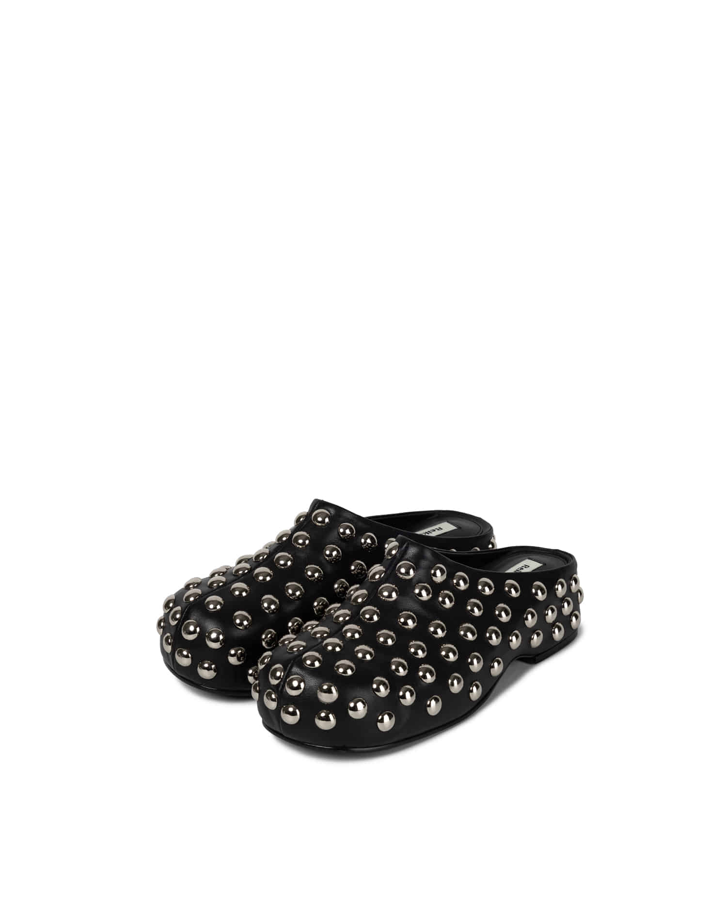 reike nen STUDDED LEATHER CLOGS