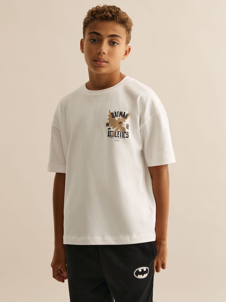 reiss 13-14 yrs Batman | Reiss Athletics T-Shirt in White