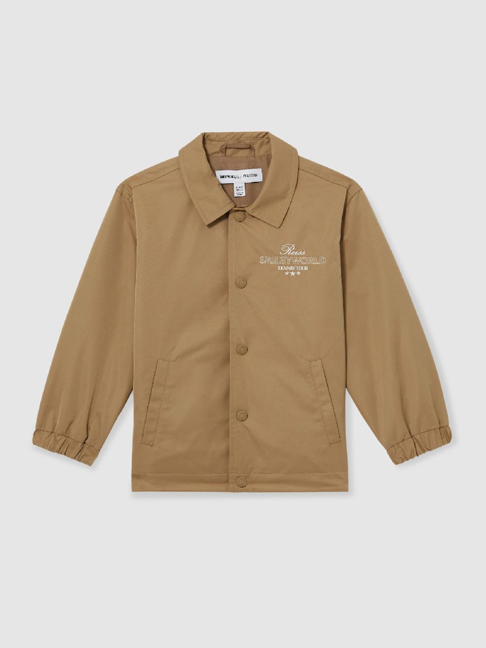 Reiss 13-14 Yrs SmileyWorld | Reiss Harrington Jacket In Stone