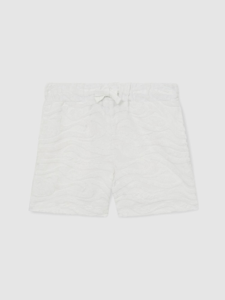 reiss 13-14 yrs SmileyWorld | Reiss Wave Texture Shorts in White