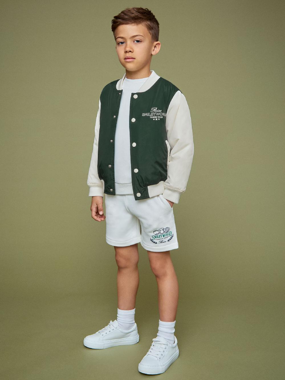Reiss 3-9 Yrs SmileyWorld | Reiss Bomber Jacket In Dark Green
