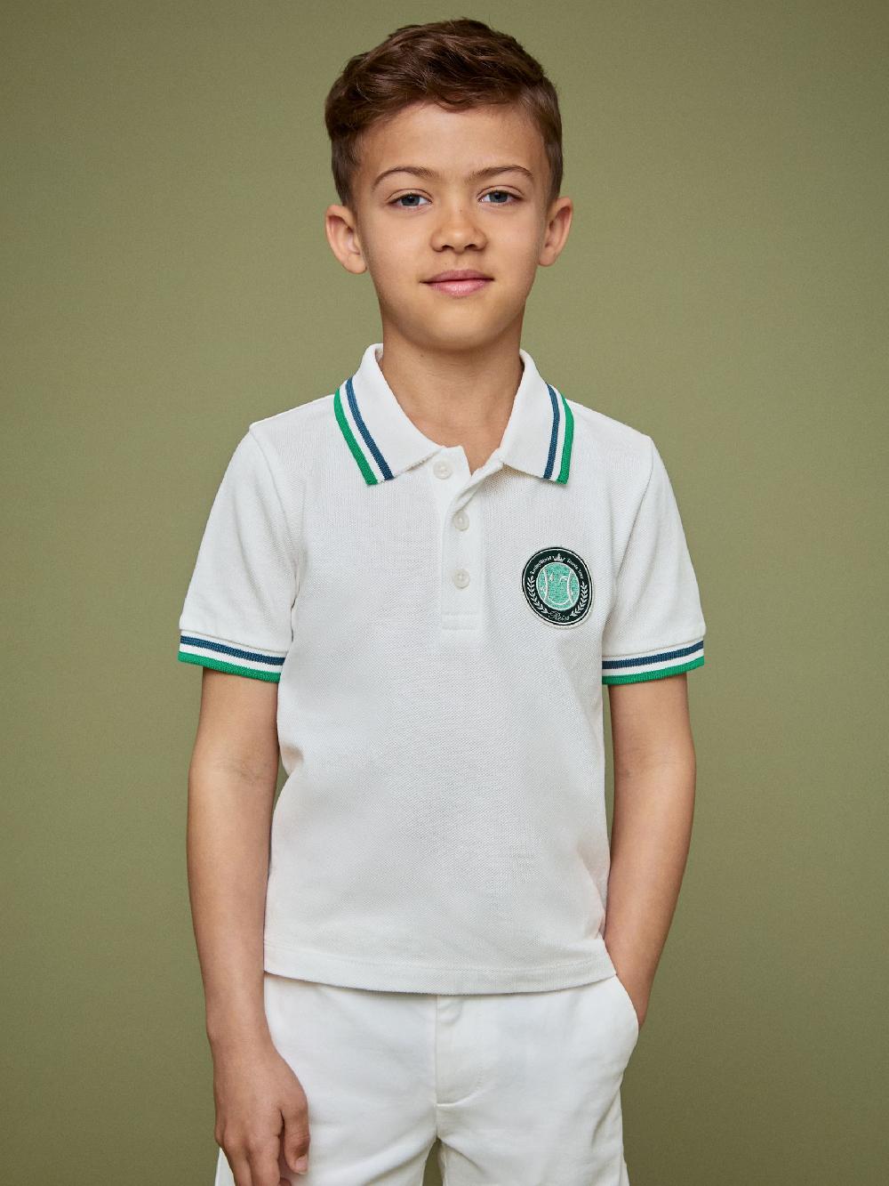 Reiss 3-9 Yrs SmileyWorld | Reiss Piqué Polo Shirt In White