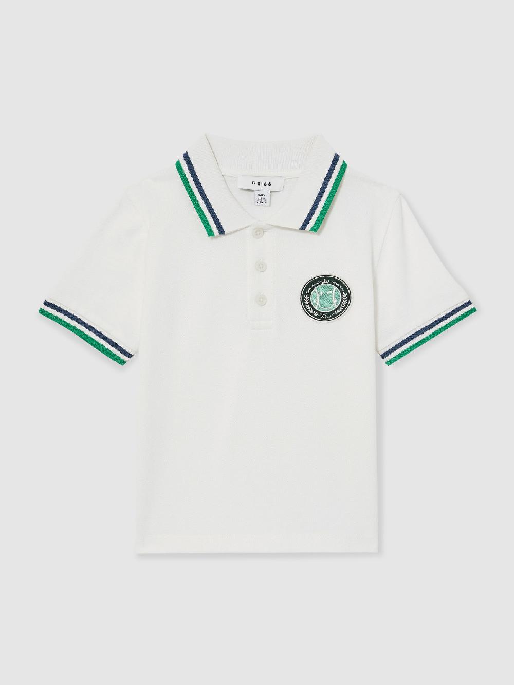 Reiss 3-9 Yrs SmileyWorld | Reiss Piqué Polo Shirt In White