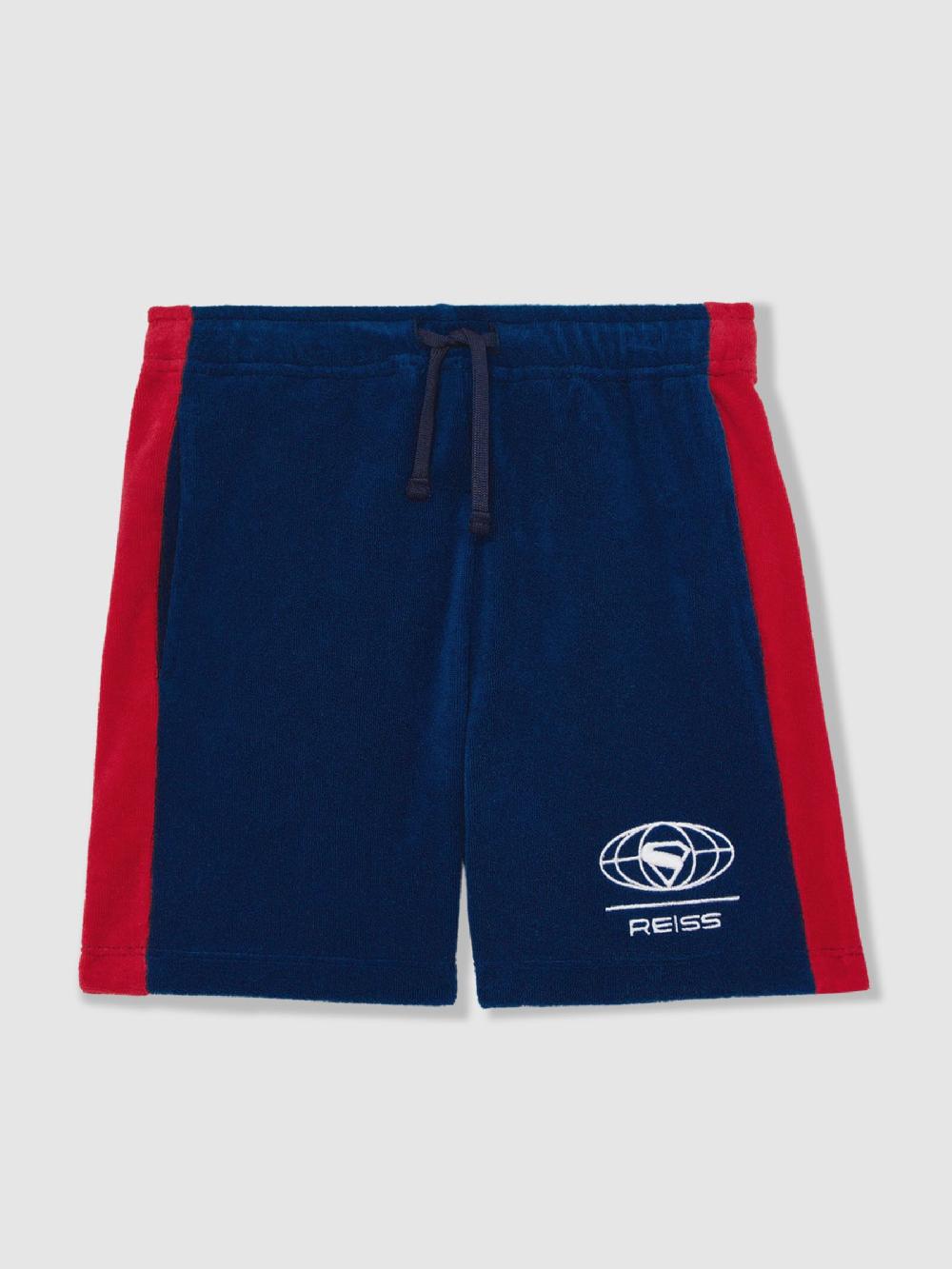 Reiss 3-9 Yrs Superman | Reiss Towelling Shorts In Blue/Red