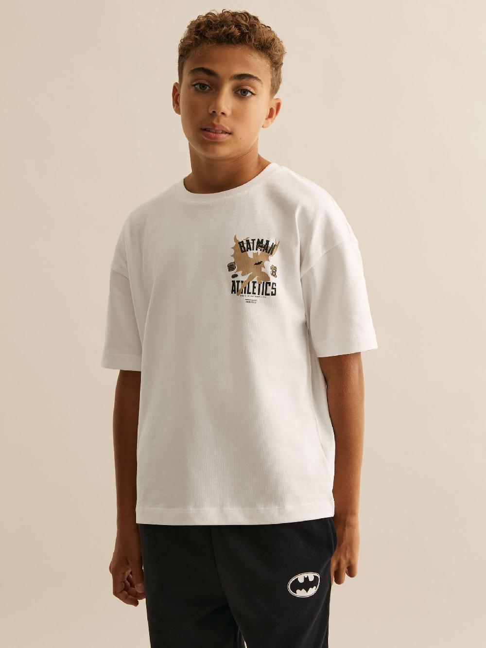 Reiss 9-13 Yrs Batman | Reiss Athletics T-Shirt In White