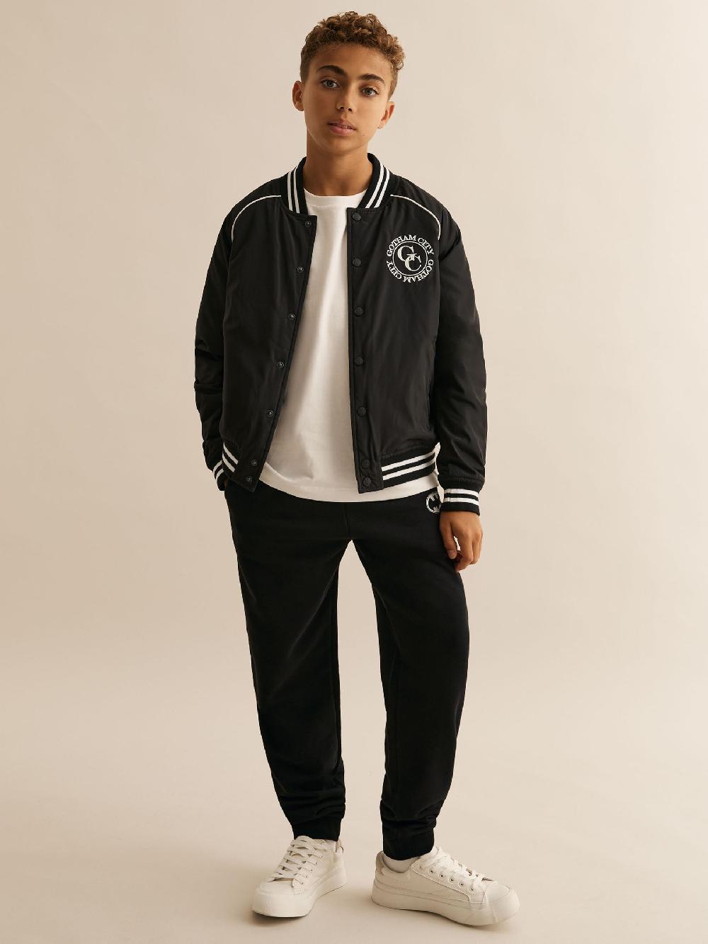 Reiss 9-13 Yrs Batman | Reiss Gotham City Jacket In Black