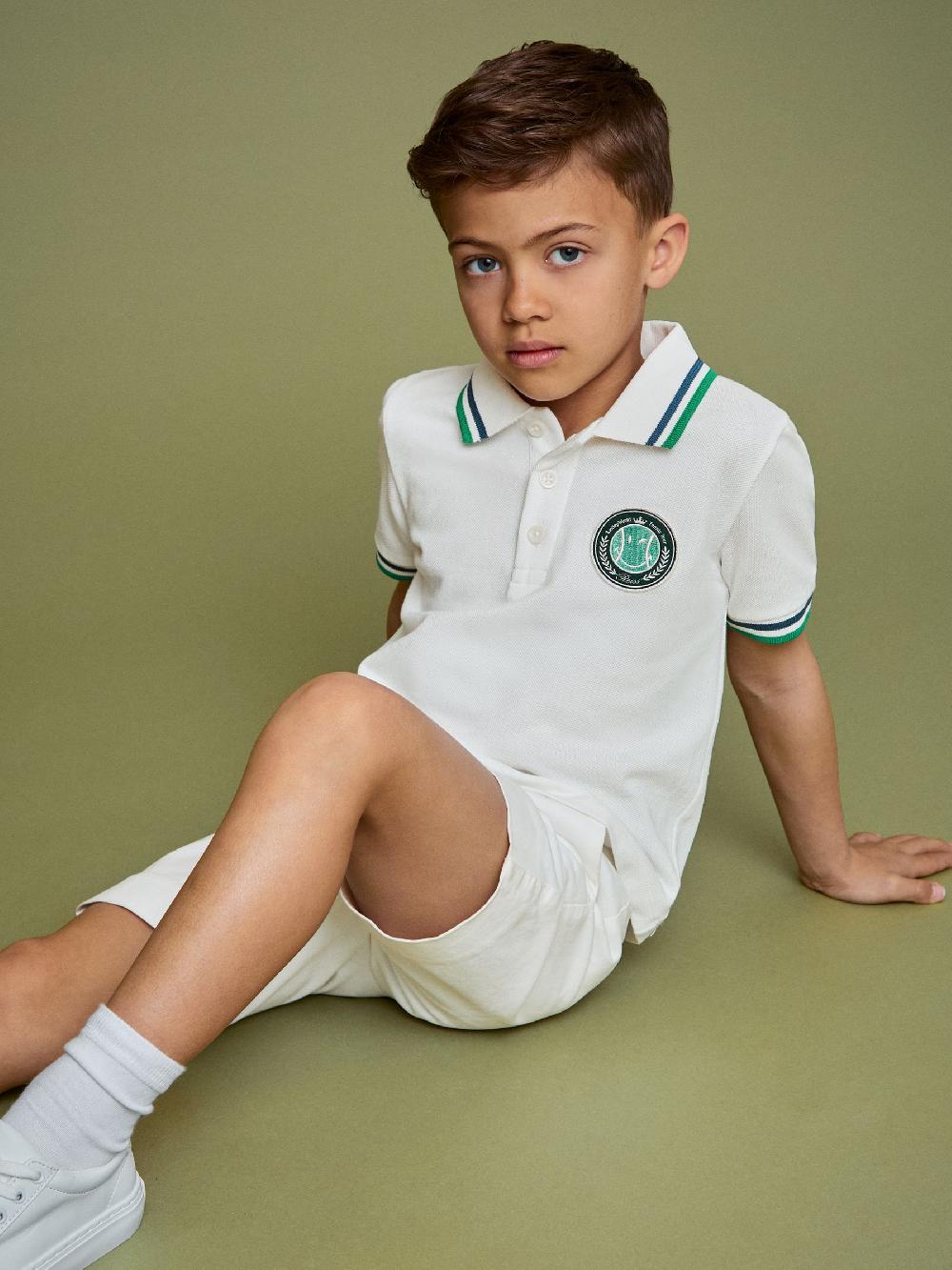 Reiss 9-13 Yrs SmileyWorld | Reiss Piqué Polo Shirt In White