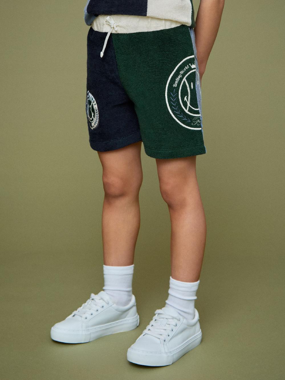 Reiss 9-13 Yrs SmileyWorld | Reiss Towelling Shorts In Blue