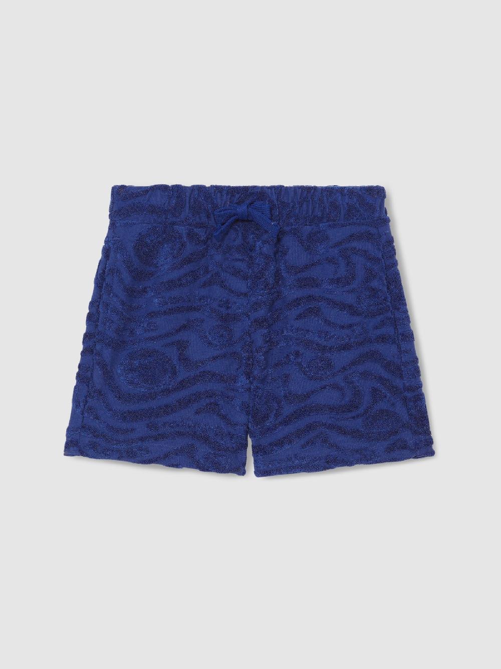 Reiss 9-13 Yrs SmileyWorld | Reiss Wave Texture Shorts In Bright Blue