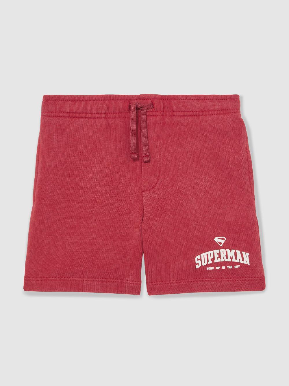 Reiss 9-13 Yrs Superman | Reiss Cotton Logo Shorts In Red