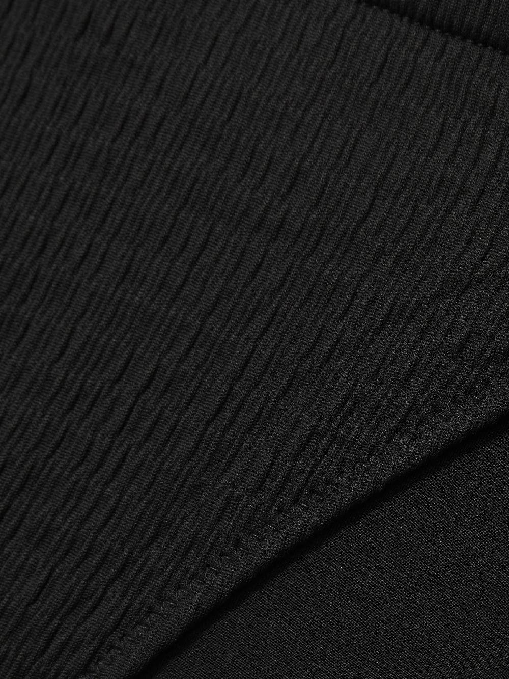 Reiss Calvin Klein Crinkle Tie Bikini Bottoms In Black
