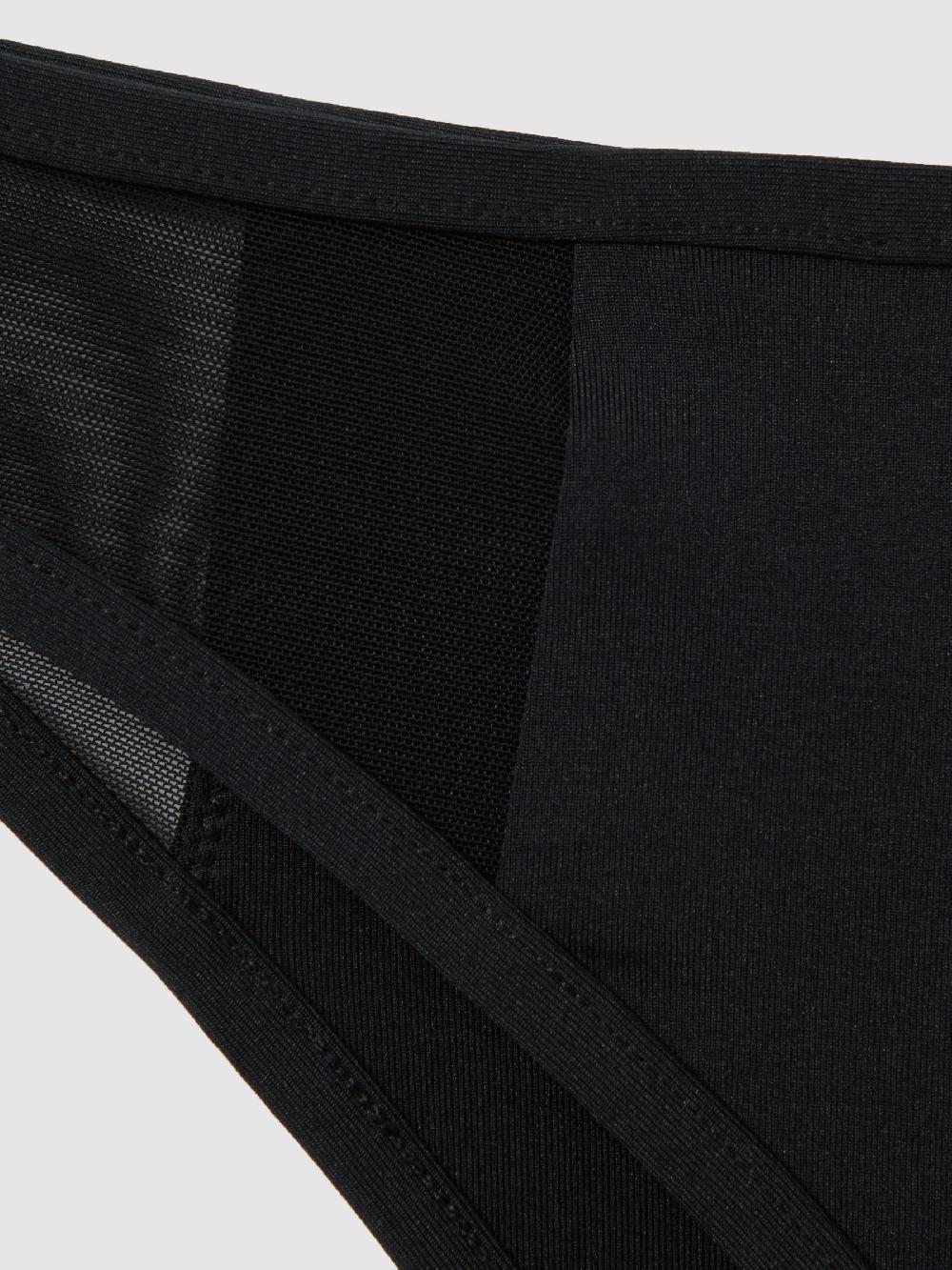 Reiss Calvin Klein Underwear Mesh Bikini Bottoms In Black