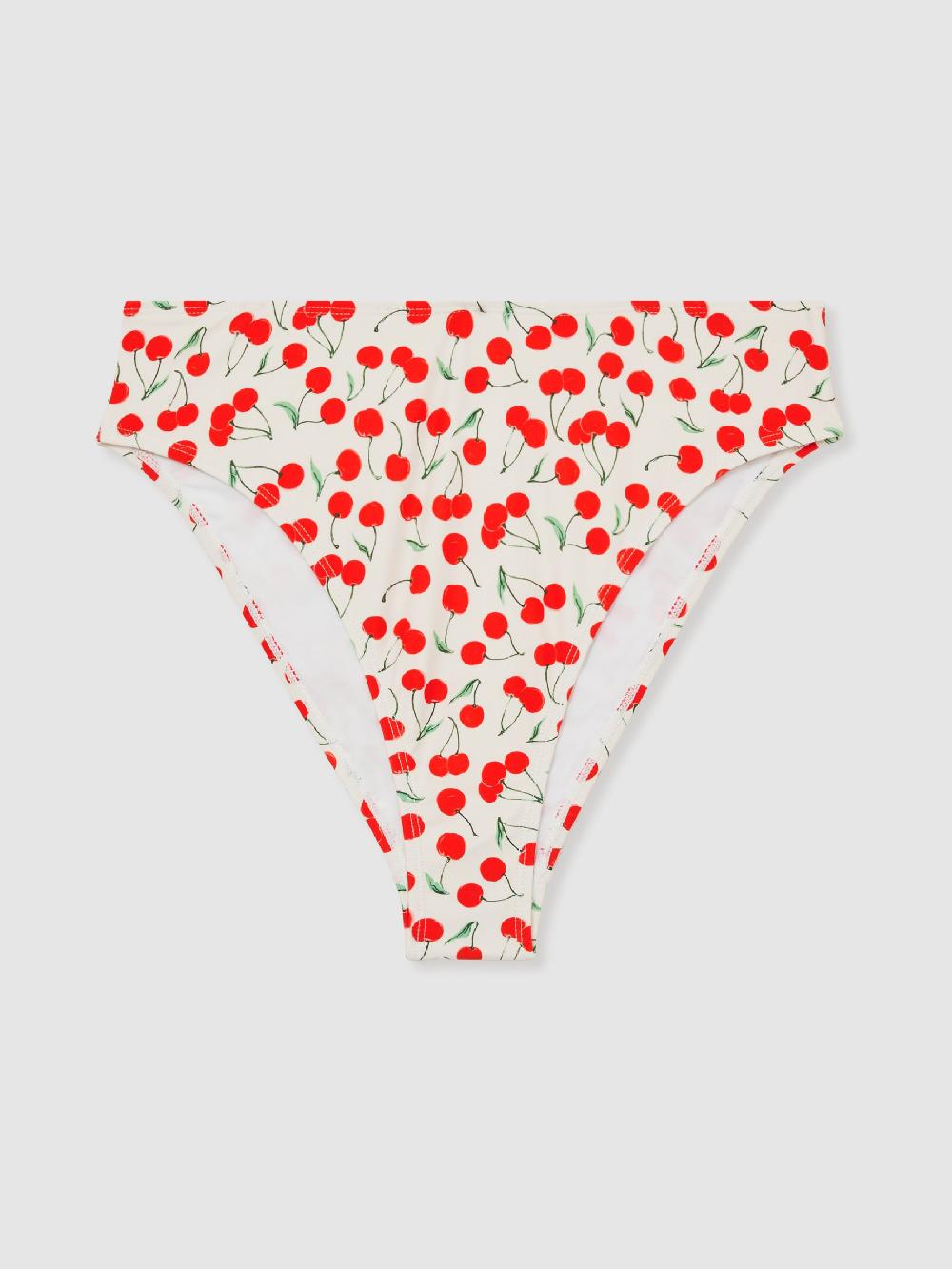 Reiss Good American Cherry Bikini Bottoms In Cherry