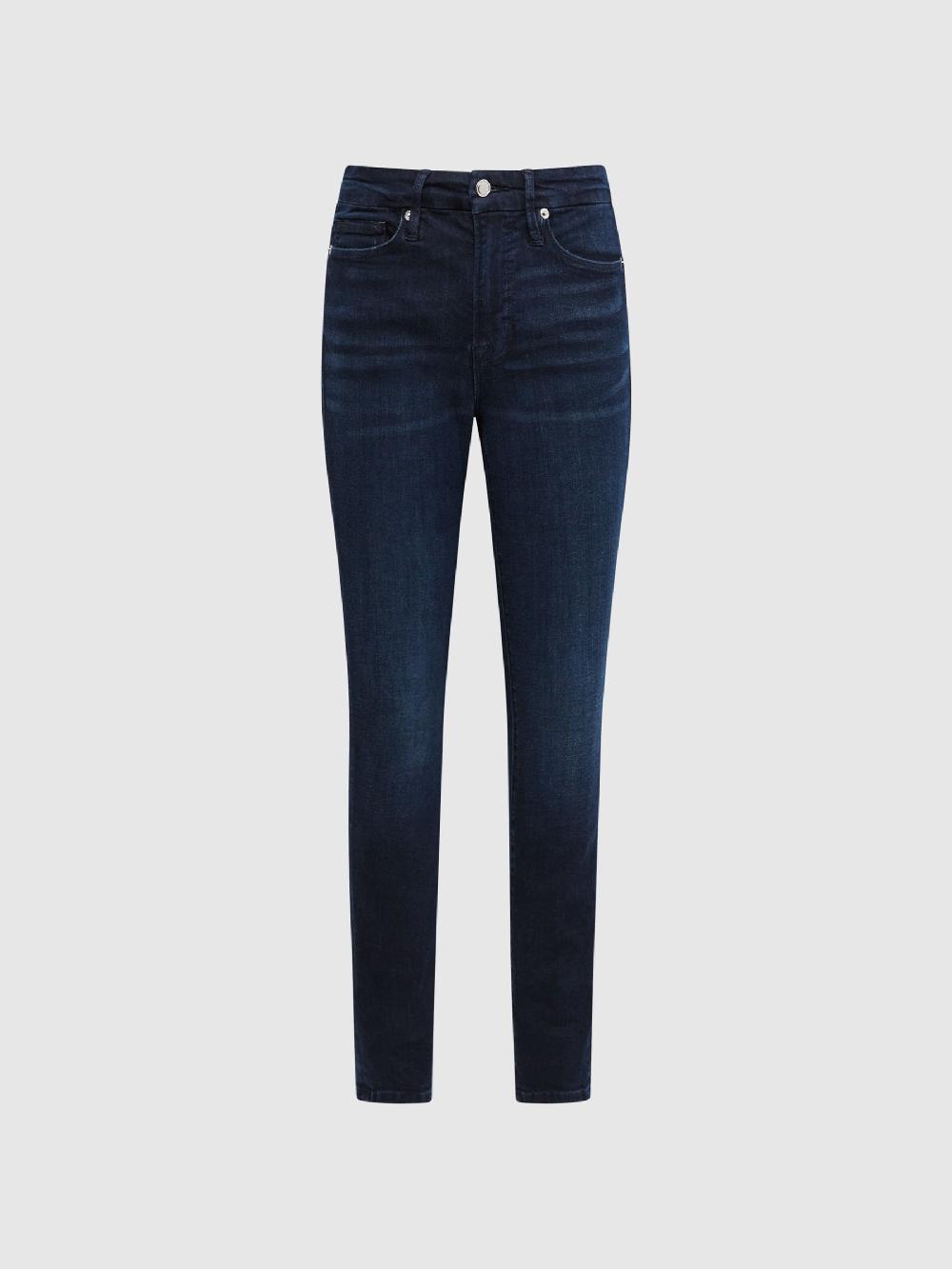 Reiss Good American Sculpting Skinny Jeans In Mid Blue