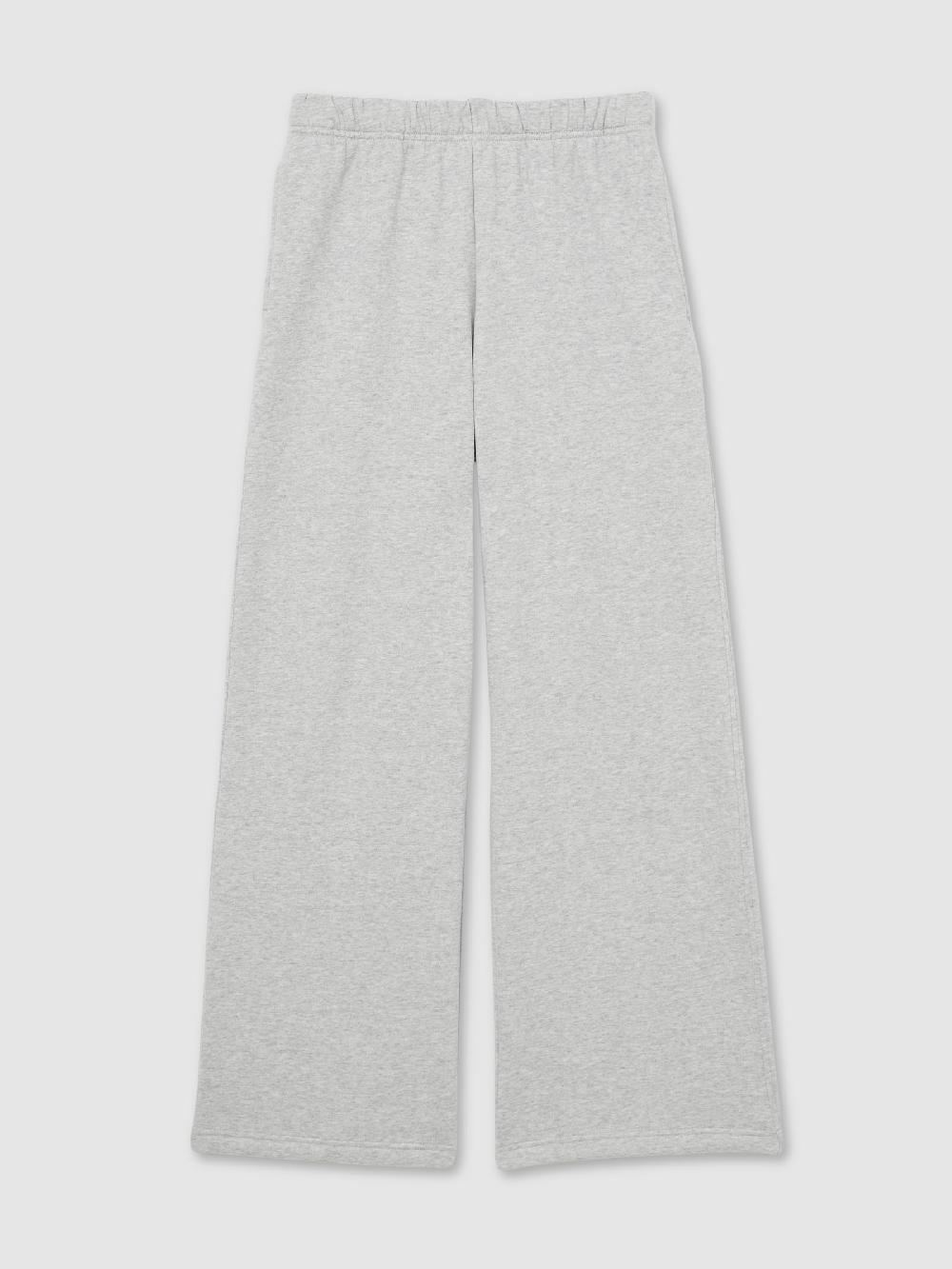 Reiss Good American Wide-Leg Joggers In Heather Grey