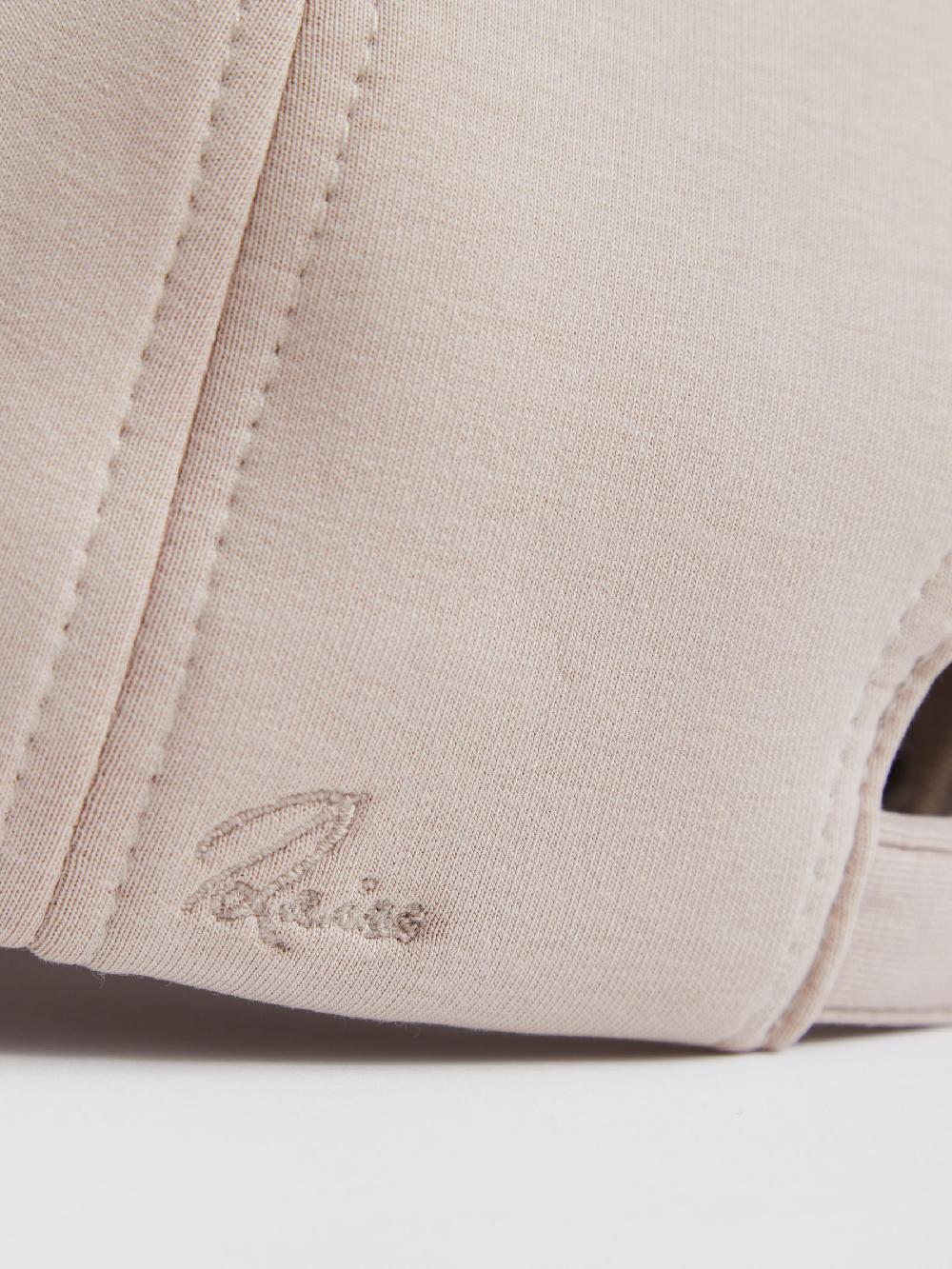 Reiss Jersey Logo-Embroidered Baseball Cap In Light Camel